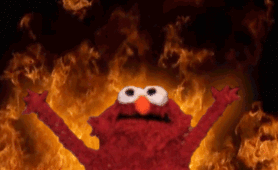 Burning Elmo