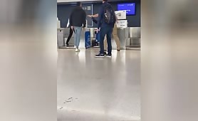 Flight Attendant Gets Rocked