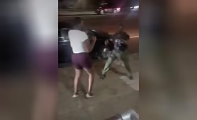 Phat Butt Vs Security Guard