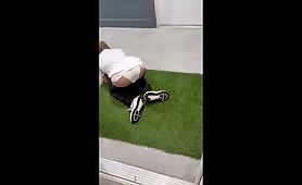 Man Shows Up Face Down Cheeks Up Outside Mans Door